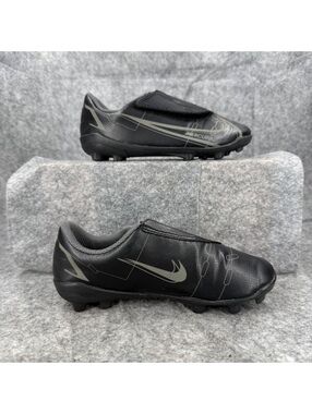 Nike Junior Mercurial Vapor 14 Club Soccer Cleats CV0833-004 Black Gray Size 12C